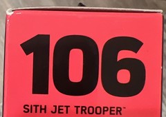 Star Wars The Black Series SITH JET TROOPER #106 Hasbro 2019 Disney