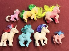 Vintage Mlp My Little Pony G1 1980’s And Modern Lot Of 11. 4 Are Missing Tails