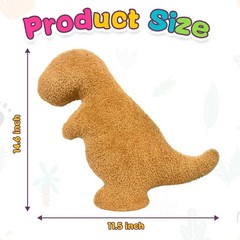 14″ T-Rex Dino Chicken Nugget Pillow Plush Dinosaur Stuffed Animal Nuggies Nugs