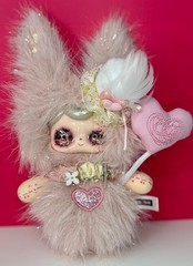 Yuna Heartbeat Special Teaser Edition Plush Doll Pink Blue Liquid Glitter Eyes
