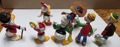 7 DUCKTALES FIGURES BULLY BULLYLAND HUEY, DONALD DUCK, SCROOG MCDUCK, DAISY