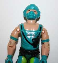 GI JOE 1984 Copperhead green helmet and gloves variant