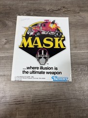 Vintage 1985 Kenner MASK Fold-Out Vehicle Advertisement and Poster