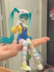 Hatsune Miku Noodle Stopper Figure Lollipop FuRyu Vocaloid NEW From JAPAN