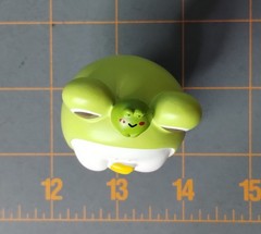 Upset Duck Toast PVC Blind Box Frog Hat 2 1/2″ Tall