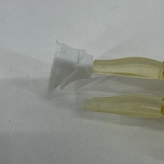 VTG 1976 Mego Micronauts Time Traveler Clear Missing 1 Foot