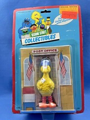 Big Bird Post Office, Sesame Street Collectibles, 1987, NEW, Tara, vintage