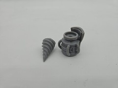 Custom 3d Printed Drill Arm Accessory For Mythic Cosmic Legions 1/12 Scale