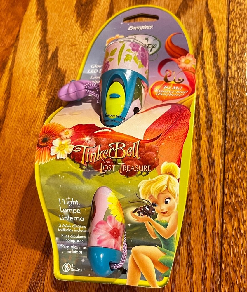 Energizer 2014 Disney Tinker Bell Flashlight from Lost Treasure Movie * NEW *