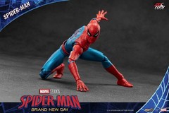zd toys SPIDER-MAN new red and blue suit brand new day action figure ship August