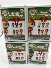 Jingle All The Way Funko Pop Lot Of 4 Howard Turbo Man Myron 1163 1165 1166 1167