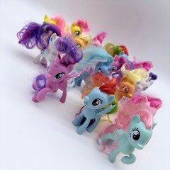 My Little Pony Lot Of 15 Brushable 3.5″ Mini Figures MLP Hasbro Various Years