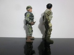 Lanard The Corps 4” Military Army Action Figures Vintage Lot of 2
