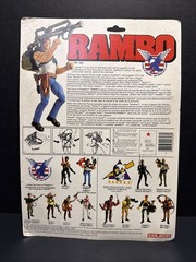 RAMBO: The Force of Freedom Fire-Power Rambo Figure 1985/86 Coleco W/ Shipper!