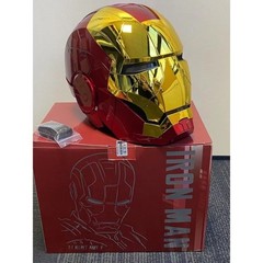 Autoking Iron Man Mask Mk5 1:1 Helmet Wearable Voice Touch Cosplay Props Jarvis