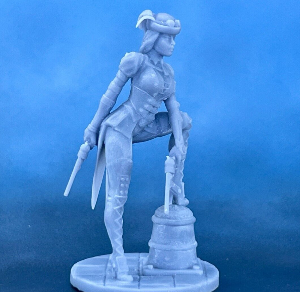 Steampunk Headhunter Action table figurine. 60mm Resin Figure