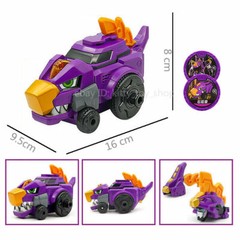 In Box Core Dinosaur Transform Ultra Chest Part Helmet Disk Figure Kids Toy Car