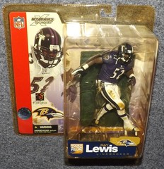 McFarlane NFL 2002 Series 5 Ray Lewis Ravens Chase Purple Jersey Variant