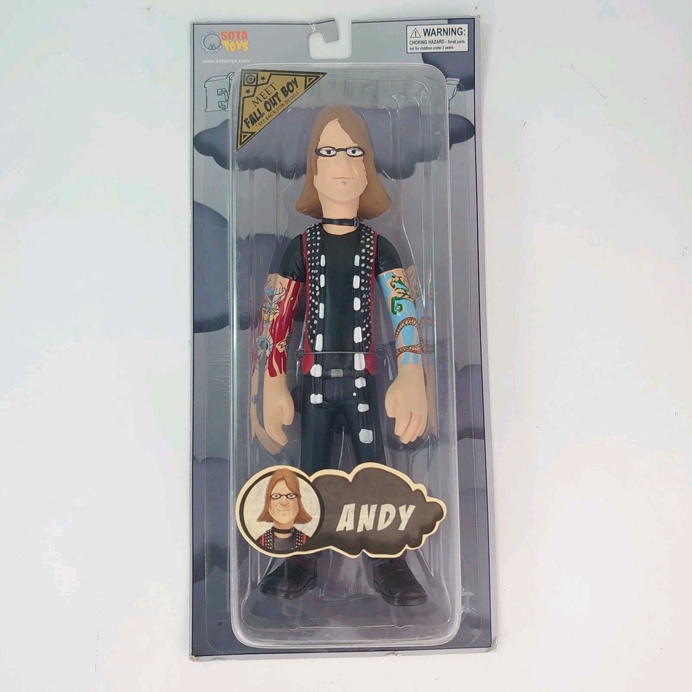 Fall Out Boy Andy 7″ Action Figure Sota Toys New 2006