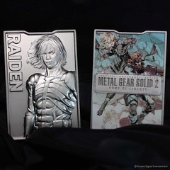 Metal Gear Solid 2 Raiden Limited Edition Embossed Metal Ingot