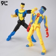 9L3D Invincible Slayer Tech Jacker Dummy13 Multi-Jointed Titan13 Action Figure