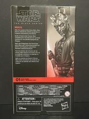 STAR WARS BLACK SERIES DARTH MAUL SHADOW LORD FAN CHANNEL FIGURE #01 IN STOCK!