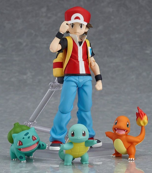 Max Factory figma Pokemon Red Trainer No.356 Pocket Monster Action Figure New JP