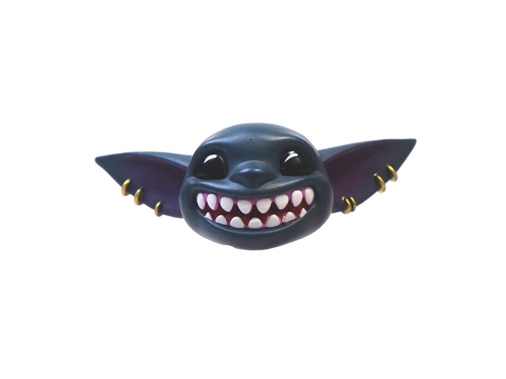 Plunderlings Action Figure Body Part Captain Ash Dark Grey Head Lone Coconut
