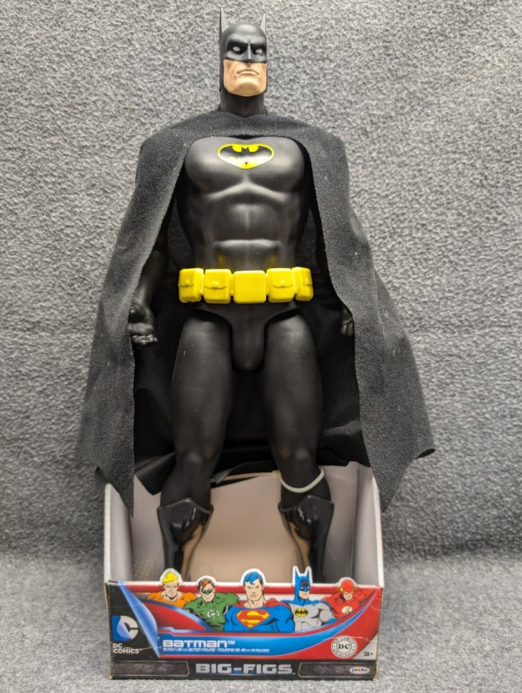 BIG FIGS 19 in BATMAN Black suit black cape Action Figure JAKKS PACIFIC