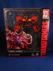 Transformers INFERNO Fire Truck Voyager Class Power Of The Primes