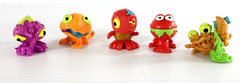 Moose Toys Uggly’s Pet Shop Mixed Lot of 5 Figures 1.5″ Inch Toys Crab Octopus