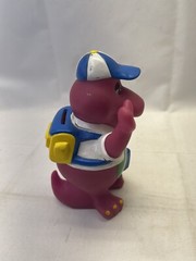 Vintage Barney Purple Dinosaur Coin Piggy Bank Back to School 1992 Lyons Group