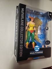 McFarlane DC Collector Edition Classic Hawkgirl JLA Platinum 7″ Action Figure