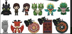 How to Train Your Dragon Series 2 3D Foam Bag Clip Display Case of 16 NIP (B1)