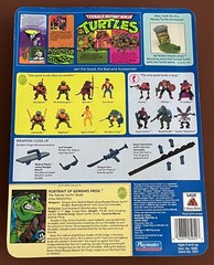 Teenage Mutant NInja Turtles TMNT GENGHIS FROG 1988 Playmates MOC SEE DESCRIPT.