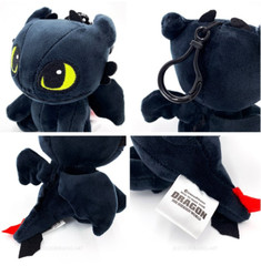 HOW to TRAIN YOUR DRAGON Plush SITTING Keyring Bag Charm Clip 13Hcm Dream Works