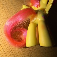 My Little Pony G4 Brushable Easter Spring Fluttershy 2010 Rare – Free Shipping