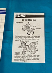 vintage G.I. GI JOE INSTRUCTIONS BLUEPRINTS LOT x6 Awe Striker Havoc FREESHIP
