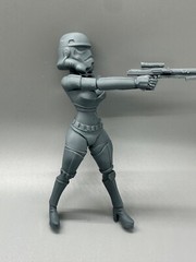 Sexy Star Wars Stormtroopers Set of 3 (5 1/2 inch/1:12 Scale)