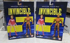 INVINCIBLE SERIES 2 ATOM EVE & ROBOT ACTION FIGURE LOT (2) BRAND NEW FREE SHIP!