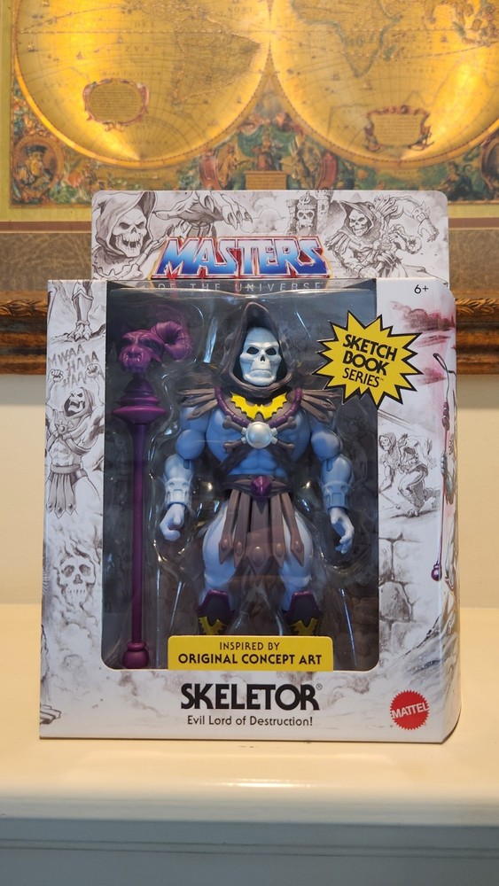 Masters of the Universe Origins Sketchbook Skeletor UNPUNCHED 2026 MOTU