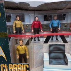 Playmates Star Trek Classic Figure Set TOS:Kirk+Spock+McCoy+Scotty 1993â­