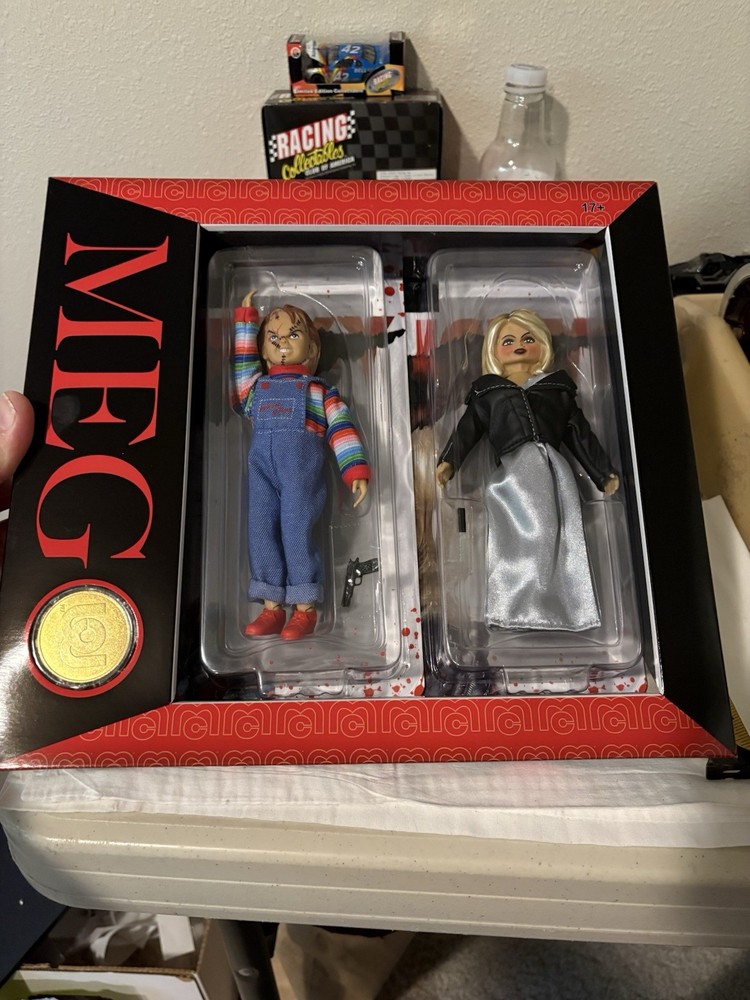Mego Child’s Play Chucky @ Tiffany 8” Action Figures 2 Pack New & Sealed