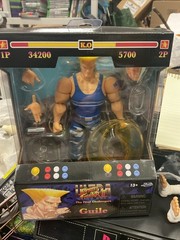 Jada Toys Ultra Street Fighter II Guile Player 2 Variant Blue NEW & SEALED Excl