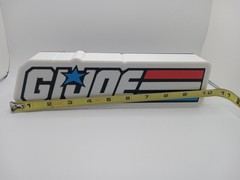 Retro G.I. Joe Lightbox Sign for collection display gi joe vintage style logo