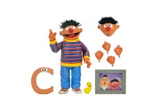NECA Sesame Street Ernie Ultimate Action Figure Vol. 1 Featuring Letter “C” NOB