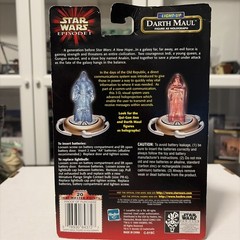 Star Wars Episode 1 Darth Maul Light up Figure As Holograph NIB