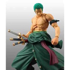 MegaHouse Variable Action Heroes ONE PIECE Roronoa Zoro Action Figure H: 9.8in