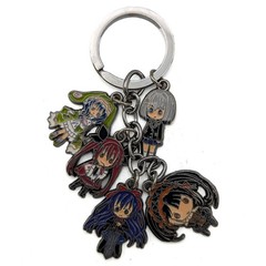 KOTORI KURUMI ORIGAMI TOHKA & YOSHINO Date A Live 1.5 in. 5 Pcs. Key Chain Set