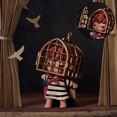 Hirono Tamed Wildgrass Series Chibi Boy Traffic Cone Hat Street Worker Figure